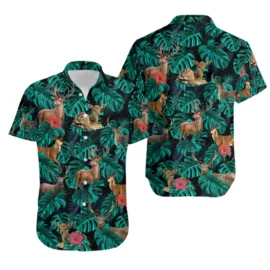 Deer Hawaiian Shirt Unisex’s Deer Hawaiian Shirt Unisex’s