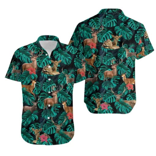 Deer Hawaiian Shirt Unisex’s