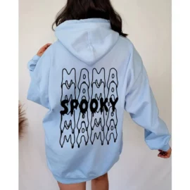Mama Spooky Hoodie, Trendy Hoodie,Spooky Season Hoodie,Halloween Hoodie Classic Hoodie Unisex