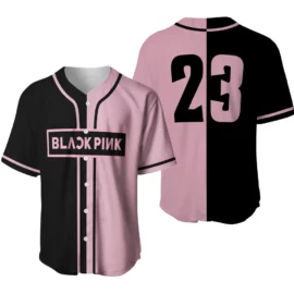Personalized Blackpink Logo Baseball Jersey Men’s